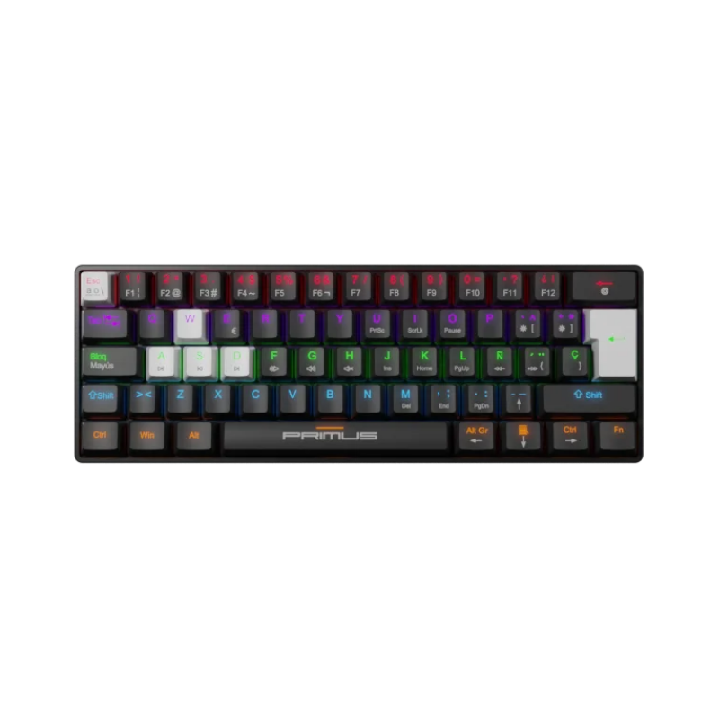 TECLADO MECANICO PRIMUS BALLISTA61T - NEGRO